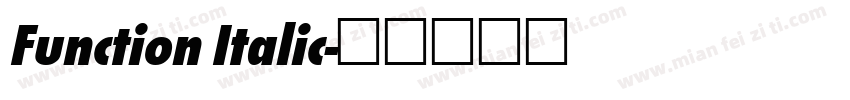 Function Italic字体转换